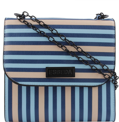 ESBEDA Women Casual Black, Grey PU Sling Bag