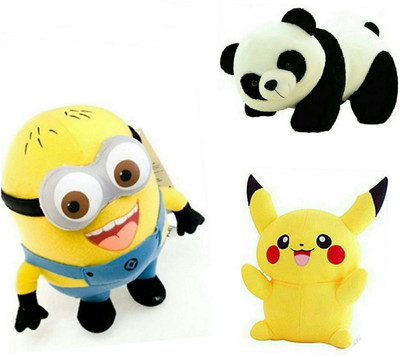 soniya Enterprises Pikachu-32cm and panda-40cm and Minion - 35 cm(Multicolor)
soniya Enterprises Pikachu-32cm and panda-40cm and Minion - 35 cm(Multicolor)