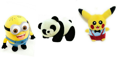 soniya Enterprises minion-35cm and Pikachu-28cm and panda - 40 cm(Multicolor, Yellow, Black, White), Black;multicolor;white;yellow
soniya Enterprises minion-35cm and Pikachu-28cm and panda - 40 cm(Multicolor, Yellow, Black, White), Black;multicolor;white;yellow