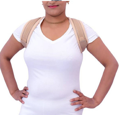 aurmen CLAVICLE BRACE Shoulder Support FA-406 Back Support (, Beige