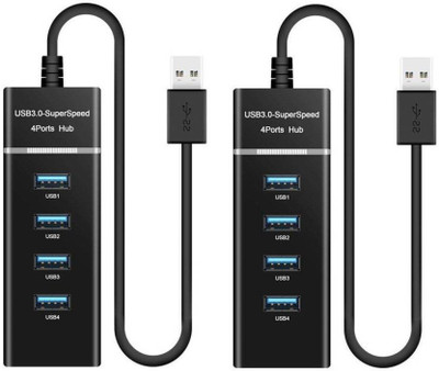 OLECTRA PACK OF 2 Premium High Speed 4 Port 3.0 USB Hub USB Hub (Black) High Speed 4 Port 3.0 USB Hub USB Adapter (Black) USB Hub(Multicolor)
OLECTRA PACK OF 2 Premium High Speed 4 Port 3.0 USB Hub USB Hub (Black) High Speed 4 Port 3.0 USB Hub USB Adapter (Black) USB Hub(Multicolor)