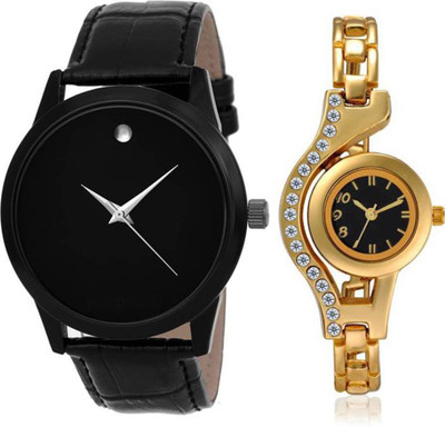 Gopal Shopcart Black Stylish Slim ~ Watch With Golden Bengal Kundan Couple Watch - For Couple
Gopal Shopcart Black Stylish Slim ~ Watch With Golden Bengal Kundan Couple Watch - For Couple