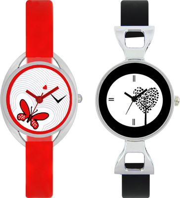 Greenleaf VLT04_27 Designer Stylish Shape Bracelet Combo Womens Wrist Watch - For Girls