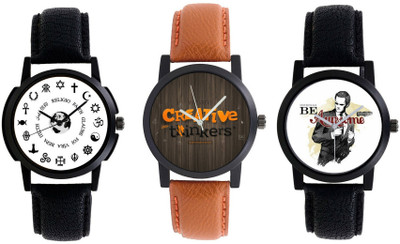 AR Sales Combo Of 3 Stylish Analog Watch For Mens And Boys-101-105-106 Watch - For Men