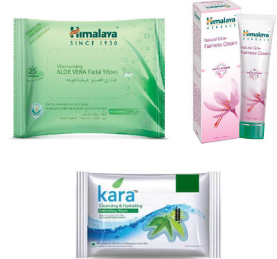 Himalaya Aloe Vera Facial Wipes, Natural Glow Fairness Cream, Kara Skin Care Wipes(Set of 3)
Himalaya Aloe Vera Facial Wipes, Natural Glow Fairness Cream, Kara Skin Care Wipes(Set of 3)