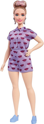 Barbie BE U LIPS ARE POPPIN DOLL(Multicolor)