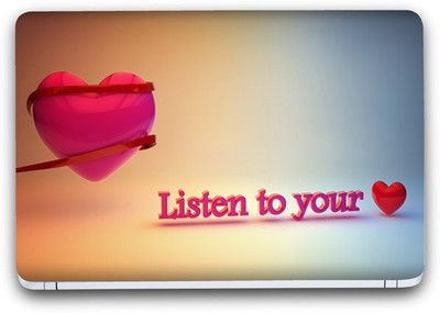 Flipkart SmartBuy Listen To Your Heart Vinyl Laptop Skin ( Vinyl, 14" x 9") Vinyl Laptop Decal 14.1
Flipkart SmartBuy Listen To Your Heart Vinyl Laptop Skin ( Vinyl, 14" x 9") Vinyl Laptop Decal 14.1
