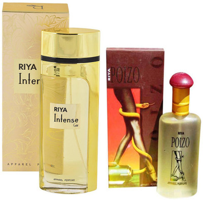 Riya INTENSE GOLD PERFUME 80 ML +POIZO PERFUME 30 ML Eau de Parfum - 80 ml(For Men & Women)
Riya INTENSE GOLD PERFUME 80 ML +POIZO PERFUME 30 ML Eau de Parfum - 80 ml(For Men & Women)