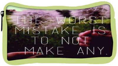 Snoogg Eco Friendly Canvas Worst Mistake Student Pen Pencil Case Coin Purse Pouch Cosmetic Makeup Bag (GREEN) Pouch(Multicolor)
Snoogg Eco Friendly Canvas Worst Mistake Student Pen Pencil Case Coin Purse Pouch Cosmetic Makeup Bag (GREEN) Pouch(Multicolor)