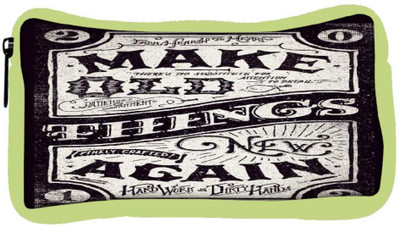 Snoogg Eco Friendly Canvas Make New Things Student Pen Pencil Case Coin Purse Pouch Cosmetic Makeup Bag (GREEN) Pouch(Multicolor) 
Snoogg Eco Friendly Canvas Make New Things Student Pen Pencil Case Coin Purse Pouch Cosmetic Makeup Bag (GREEN) Pouch(Multicolor)