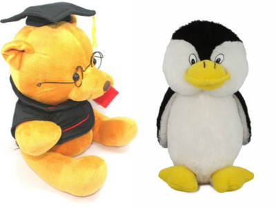 Deals India Scholar Teddy (20 cm) and Penguin (26 cm) Combo Set of 2 - 20 cm(Multicolor)
Deals India Scholar Teddy (20 cm) and Penguin (26 cm) Combo Set of 2 - 20 cm(Multicolor)