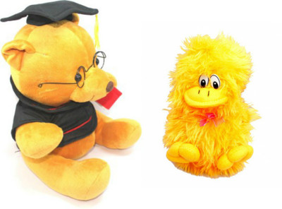 Deals India Scholar Teddy (20 cm) and Duck (20 cm) Combo Set of 2 - 20 cm(Multicolor) 
Deals India Scholar Teddy (20 cm) and Duck (20 cm) Combo Set of 2 - 20 cm(Multicolor)