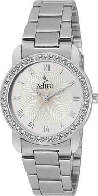 Adieu White Dial Women's Steel Watch Watch - For Women