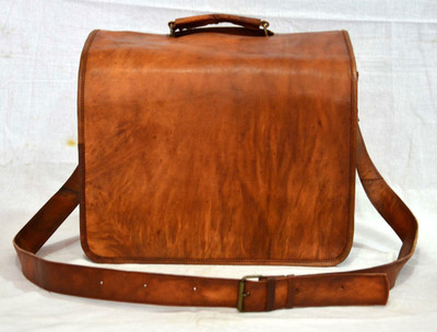 STYLOLEATHERBAGS Leather Messenger Bag Leather Laptop Office College Bag Messenger Bag(Brown, 14 inch)
STYLOLEATHERBAGS Leather Messenger Bag Leather Laptop Office College Bag Messenger Bag(Brown, 14 inch)