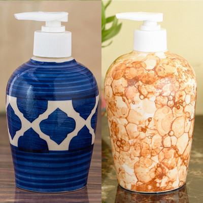 Sforzi Ceramic soap dispenser combo 700 ml Lotion, Shampoo, Soap Dispenser(Multicolor)
Sforzi Ceramic soap dispenser combo 700 ml Lotion, Shampoo, Soap Dispenser(Multicolor)