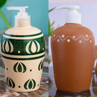 Sforzi Ceramic soap dispenser combo 450 ml Lotion, Shampoo, Soap Dispenser(Multicolor)
Sforzi Ceramic soap dispenser combo 450 ml Lotion, Shampoo, Soap Dispenser(Multicolor)