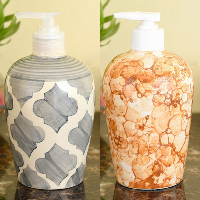 Sforzi Ceramic soap dispenser combo 450 ml Lotion, Shampoo, Soap Dispenser(Multicolor)
Sforzi Ceramic soap dispenser combo 450 ml Lotion, Shampoo, Soap Dispenser(Multicolor)