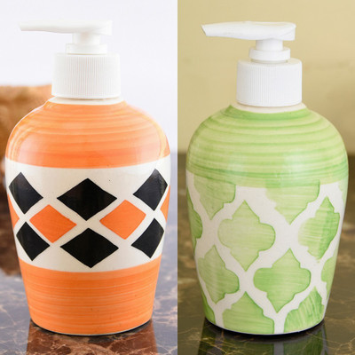 Sforzi Ceramic soap dispenser combo 250 ml Lotion, Shampoo, Soap Dispenser(Multicolor)
Sforzi Ceramic soap dispenser combo 250 ml Lotion, Shampoo, Soap Dispenser(Multicolor)
