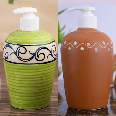 Sforzi Ceramic soap dispenser combo 450 ml Lotion, Shampoo, Soap Dispenser(Multicolor)
Sforzi Ceramic soap dispenser combo 450 ml Lotion, Shampoo, Soap Dispenser(Multicolor)
