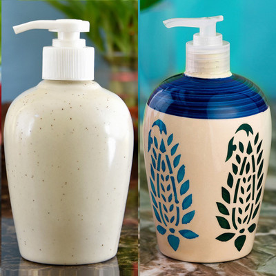 Sforzi Ceramic soap dispenser combo 700 ml Lotion, Shampoo, Soap Dispenser(Multicolor)
Sforzi Ceramic soap dispenser combo 700 ml Lotion, Shampoo, Soap Dispenser(Multicolor)