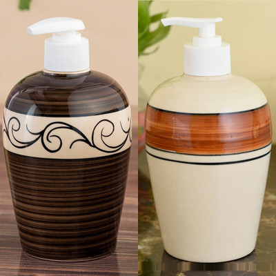 Sforzi Ceramic soap dispenser combo 450 ml Lotion, Shampoo, Soap Dispenser(Multicolor)
Sforzi Ceramic soap dispenser combo 450 ml Lotion, Shampoo, Soap Dispenser(Multicolor)