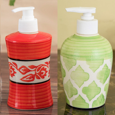 Sforzi Ceramic soap dispenser combo 250 ml Lotion, Shampoo, Soap Dispenser(Multicolor)
Sforzi Ceramic soap dispenser combo 250 ml Lotion, Shampoo, Soap Dispenser(Multicolor)