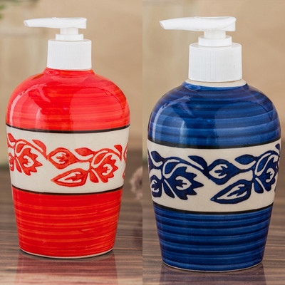 Sforzi Ceramic soap dispenser combo 250 ml Lotion, Shampoo, Soap Dispenser(Multicolor)
Sforzi Ceramic soap dispenser combo 250 ml Lotion, Shampoo, Soap Dispenser(Multicolor)