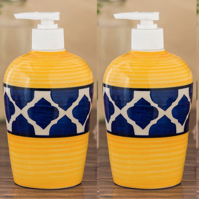 Sforzi Ceramic soap dispenser combo 450 ml Lotion, Shampoo, Soap Dispenser(Multicolor)
Sforzi Ceramic soap dispenser combo 450 ml Lotion, Shampoo, Soap Dispenser(Multicolor)