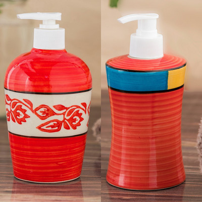 Sforzi Ceramic soap dispenser combo 250 ml Lotion, Shampoo, Soap Dispenser(Multicolor)
Sforzi Ceramic soap dispenser combo 250 ml Lotion, Shampoo, Soap Dispenser(Multicolor)