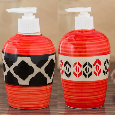 Sforzi Ceramic soap dispenser combo 700 ml Lotion, Shampoo, Soap Dispenser(Multicolor)
Sforzi Ceramic soap dispenser combo 700 ml Lotion, Shampoo, Soap Dispenser(Multicolor)