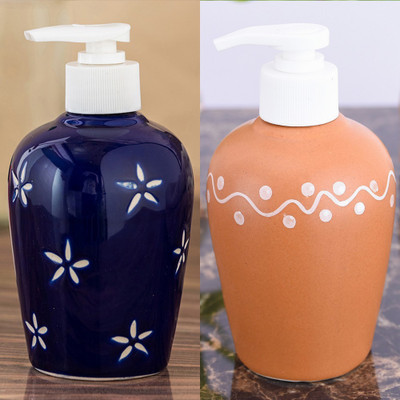 Sforzi Ceramic soap dispenser combo 250 ml Lotion, Shampoo, Soap Dispenser(Multicolor)
Sforzi Ceramic soap dispenser combo 250 ml Lotion, Shampoo, Soap Dispenser(Multicolor)