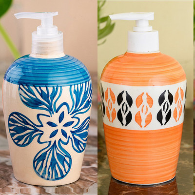 Sforzi Ceramic soap dispenser combo 450 ml Lotion, Shampoo, Soap Dispenser(Multicolor)
Sforzi Ceramic soap dispenser combo 450 ml Lotion, Shampoo, Soap Dispenser(Multicolor)