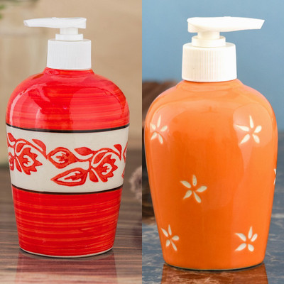 Sforzi Ceramic soap dispenser combo 250 ml Lotion, Shampoo, Soap Dispenser(Multicolor)
Sforzi Ceramic soap dispenser combo 250 ml Lotion, Shampoo, Soap Dispenser(Multicolor)