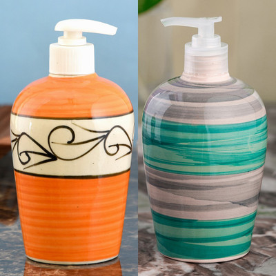 Sforzi Ceramic soap dispenser combo 700 ml Lotion, Shampoo, Soap Dispenser(Multicolor)
Sforzi Ceramic soap dispenser combo 700 ml Lotion, Shampoo, Soap Dispenser(Multicolor)