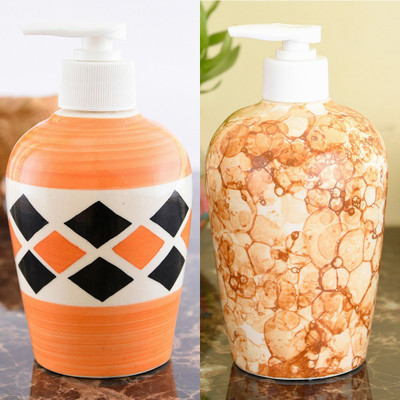 Sforzi Ceramic soap dispenser combo 700 ml Lotion, Shampoo, Soap Dispenser(Multicolor)
Sforzi Ceramic soap dispenser combo 700 ml Lotion, Shampoo, Soap Dispenser(Multicolor)