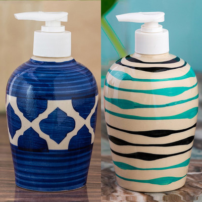 Sforzi Ceramic soap dispenser combo 700 ml Lotion, Shampoo, Soap Dispenser(Multicolor)
Sforzi Ceramic soap dispenser combo 700 ml Lotion, Shampoo, Soap Dispenser(Multicolor)