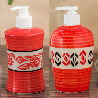 Sforzi Ceramic soap dispenser combo 700 ml Lotion, Shampoo, Soap Dispenser(Multicolor)
Sforzi Ceramic soap dispenser combo 700 ml Lotion, Shampoo, Soap Dispenser(Multicolor)