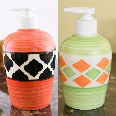 Sforzi Ceramic soap dispenser combo 700 ml Lotion, Shampoo, Soap Dispenser(Multicolor)
Sforzi Ceramic soap dispenser combo 700 ml Lotion, Shampoo, Soap Dispenser(Multicolor)