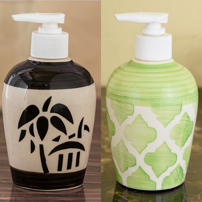 Sforzi Ceramic soap dispenser combo 250 ml Lotion, Shampoo, Soap Dispenser(Multicolor)
Sforzi Ceramic soap dispenser combo 250 ml Lotion, Shampoo, Soap Dispenser(Multicolor)