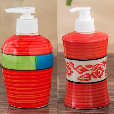 Sforzi Ceramic soap dispenser combo 250 ml Lotion, Shampoo, Soap Dispenser(Multicolor)
Sforzi Ceramic soap dispenser combo 250 ml Lotion, Shampoo, Soap Dispenser(Multicolor)