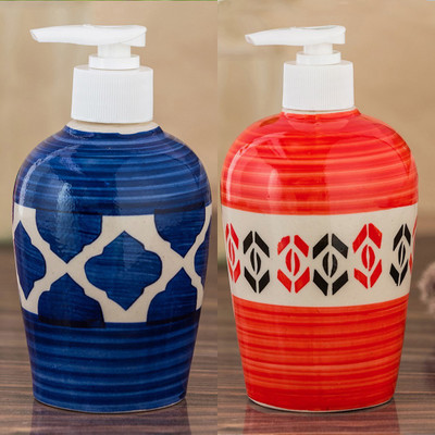 Sforzi Ceramic soap dispenser combo 700 ml Lotion, Shampoo, Soap Dispenser(Multicolor)
Sforzi Ceramic soap dispenser combo 700 ml Lotion, Shampoo, Soap Dispenser(Multicolor)