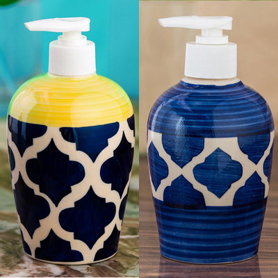 Sforzi Ceramic soap dispenser combo 700 ml Lotion, Shampoo, Soap Dispenser(Multicolor)
Sforzi Ceramic soap dispenser combo 700 ml Lotion, Shampoo, Soap Dispenser(Multicolor)
