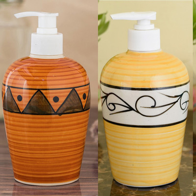 Sforzi Ceramic soap dispenser combo 450 ml Lotion, Shampoo, Soap Dispenser(Multicolor)
Sforzi Ceramic soap dispenser combo 450 ml Lotion, Shampoo, Soap Dispenser(Multicolor)