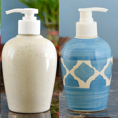 Sforzi Ceramic soap dispenser combo 250 ml Lotion, Shampoo, Soap Dispenser(Multicolor)
Sforzi Ceramic soap dispenser combo 250 ml Lotion, Shampoo, Soap Dispenser(Multicolor)