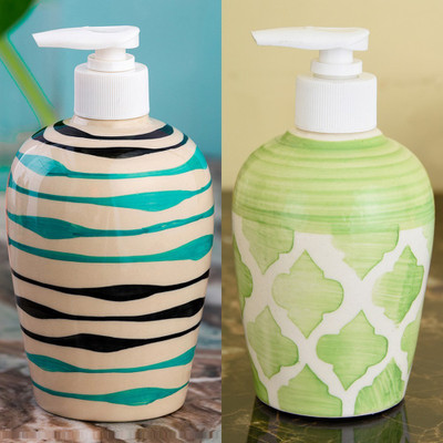 Sforzi Ceramic soap dispenser combo 700 ml Lotion, Shampoo, Soap Dispenser(Multicolor)
Sforzi Ceramic soap dispenser combo 700 ml Lotion, Shampoo, Soap Dispenser(Multicolor)