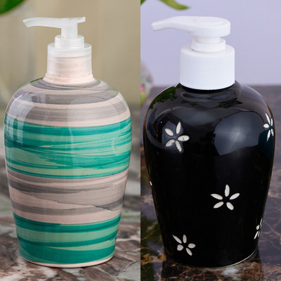 Sforzi Ceramic soap dispenser combo 700 ml Lotion, Shampoo, Soap Dispenser(Multicolor)
Sforzi Ceramic soap dispenser combo 700 ml Lotion, Shampoo, Soap Dispenser(Multicolor)