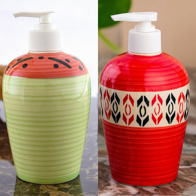 Sforzi Ceramic soap dispenser combo 450 ml Lotion, Shampoo, Soap Dispenser(Multicolor)
Sforzi Ceramic soap dispenser combo 450 ml Lotion, Shampoo, Soap Dispenser(Multicolor)