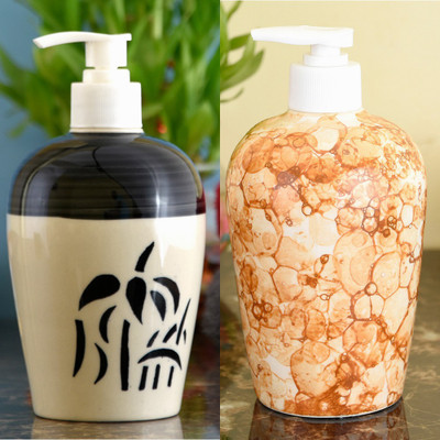 Sforzi Ceramic soap dispenser combo 450 ml Lotion, Shampoo, Soap Dispenser(Multicolor)
Sforzi Ceramic soap dispenser combo 450 ml Lotion, Shampoo, Soap Dispenser(Multicolor)