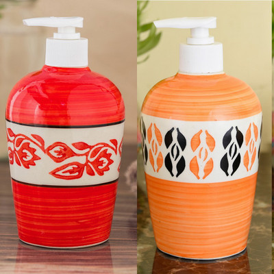 Sforzi Ceramic soap dispenser combo 700 ml Lotion, Shampoo, Soap Dispenser(Multicolor)
Sforzi Ceramic soap dispenser combo 700 ml Lotion, Shampoo, Soap Dispenser(Multicolor)
