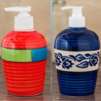 Sforzi Ceramic soap dispenser combo 700 ml Lotion, Shampoo, Soap Dispenser(Multicolor)
Sforzi Ceramic soap dispenser combo 700 ml Lotion, Shampoo, Soap Dispenser(Multicolor)
